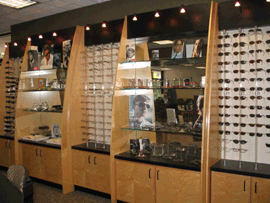 Display eyeglass frames